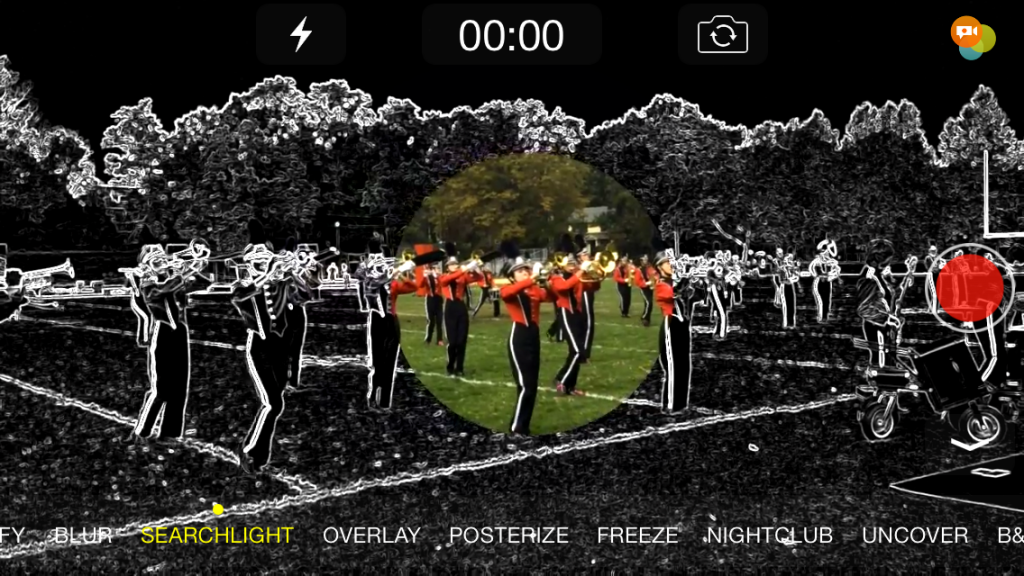 Spotliter video with Searchlight touch effect