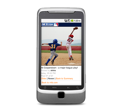 netomat Partners With MLB Advanced Media to Deliver Mobile Picture and Video Blogging Services